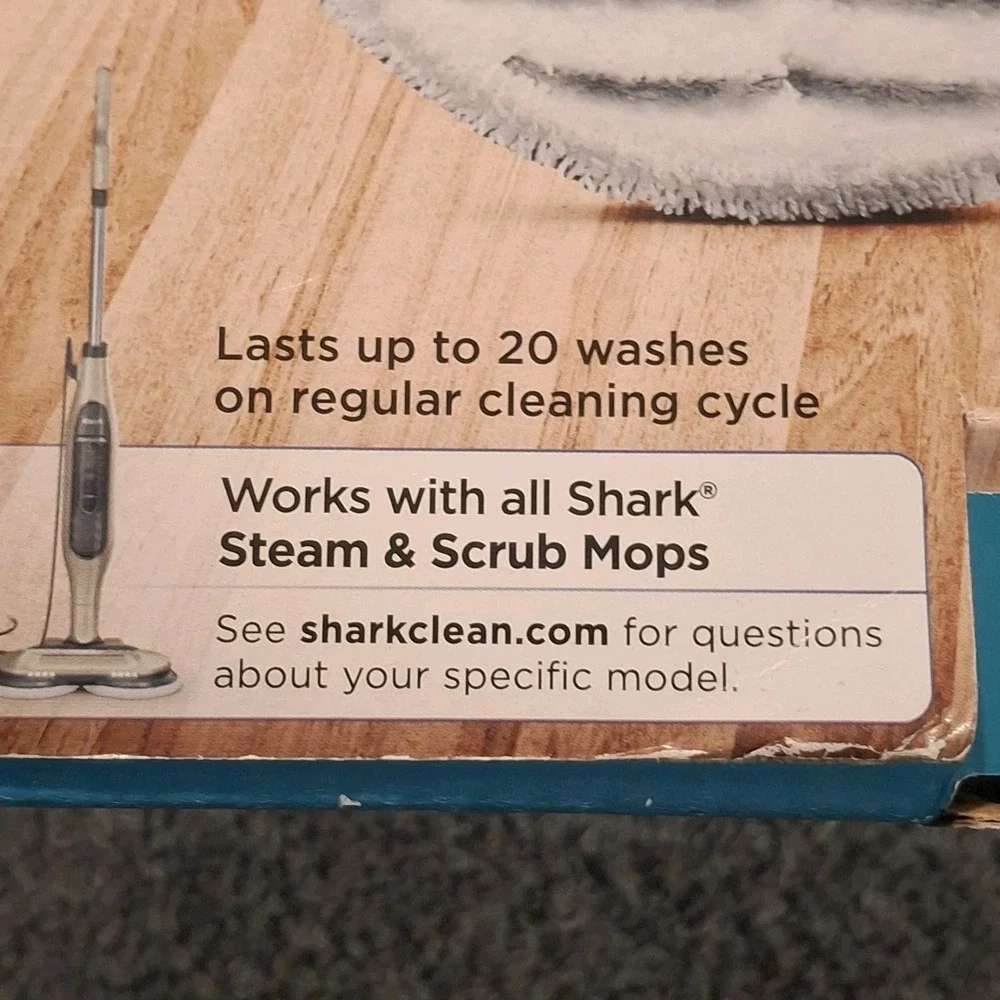 Shark Steam and Scrub Pads Dirt Washable Pads -4 Count